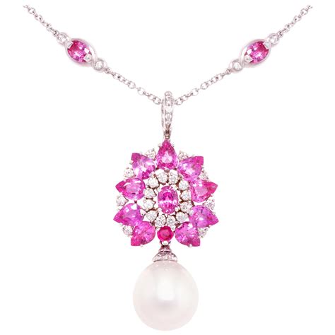 lv high jewelry pink sapphire necklace|LOUIS VUITTON SPIRIT, The Maison's High Jewelry .